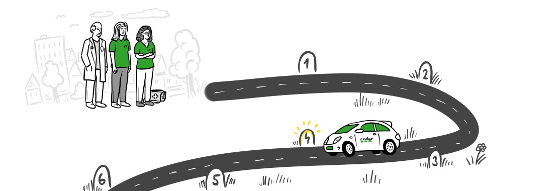 Buďte s námi na každé cestě za klienty Domácího hospice Ledax